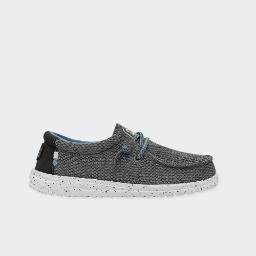 Calzado Hey Dude Wally Youth Sox Gris