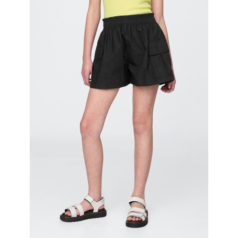WOV PO UTILITY CARGO SHORT BLACK 22