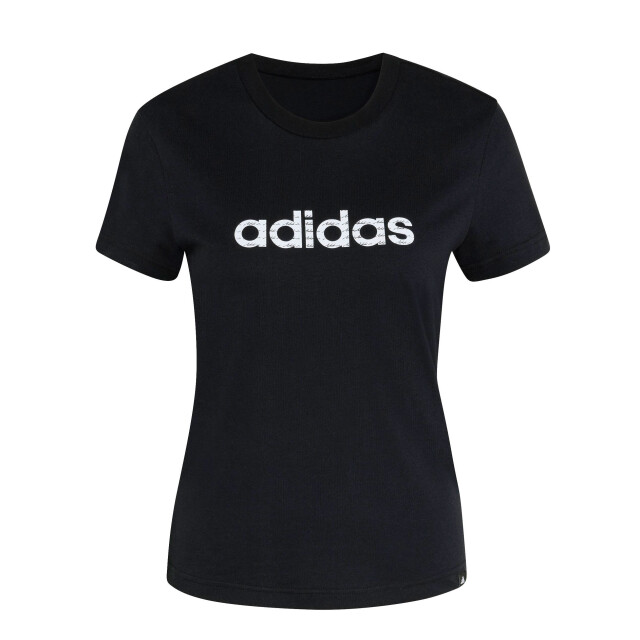 Remera de Mujer Adidas T Shirt Lin W Negro - Blanco