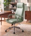Silla de oficina Cromada 4 Posiciones Pole Verde