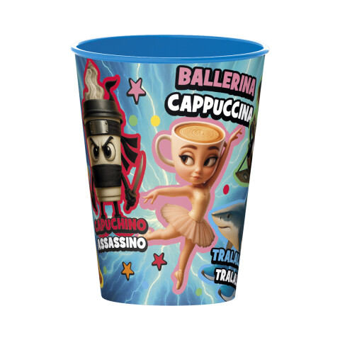 Vaso Plástico Brainrot 260 ml U