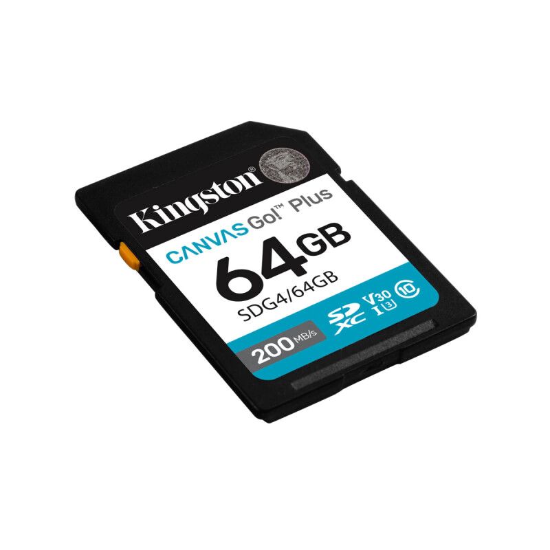 Memoria Kingston MicroSDCG4 64GB Canvas Go Plus V30 Memoria Kingston MicroSDCG4 64GB Canvas Go Plus V30