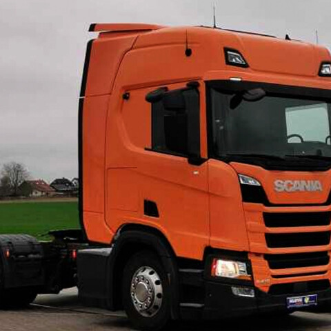 Esmalte Agroindustrial de secado rapido Naranja Scania 85