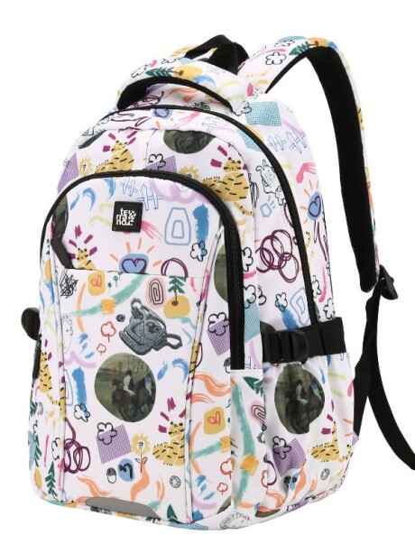 Mochila Estampada Premium Garabatos