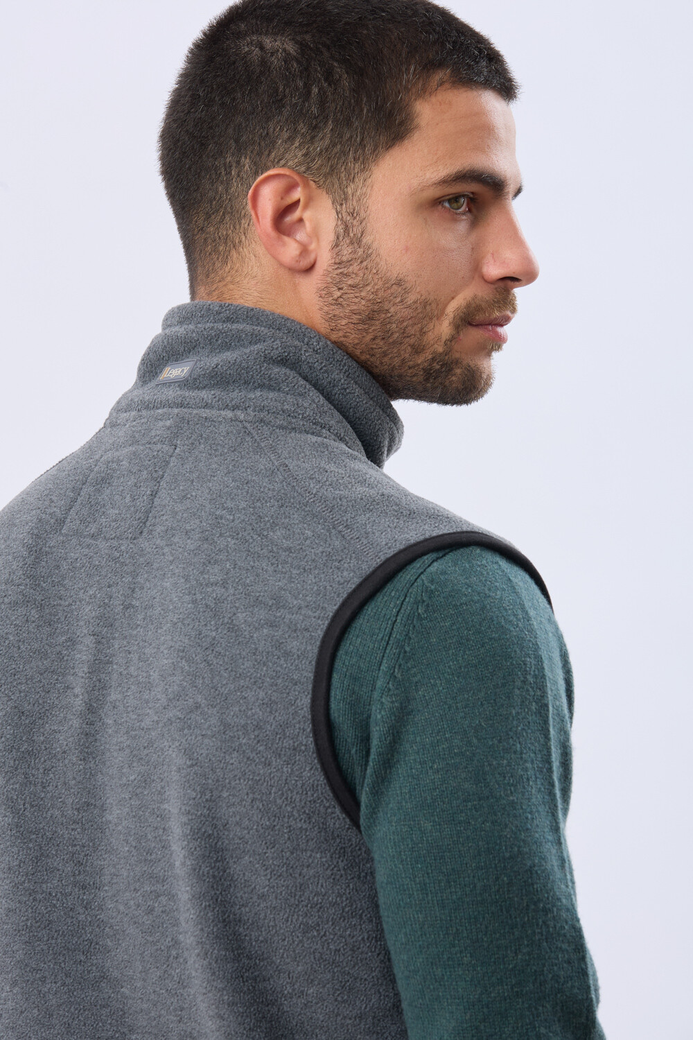 CHALECO POLAR DE ABRIGO Gris