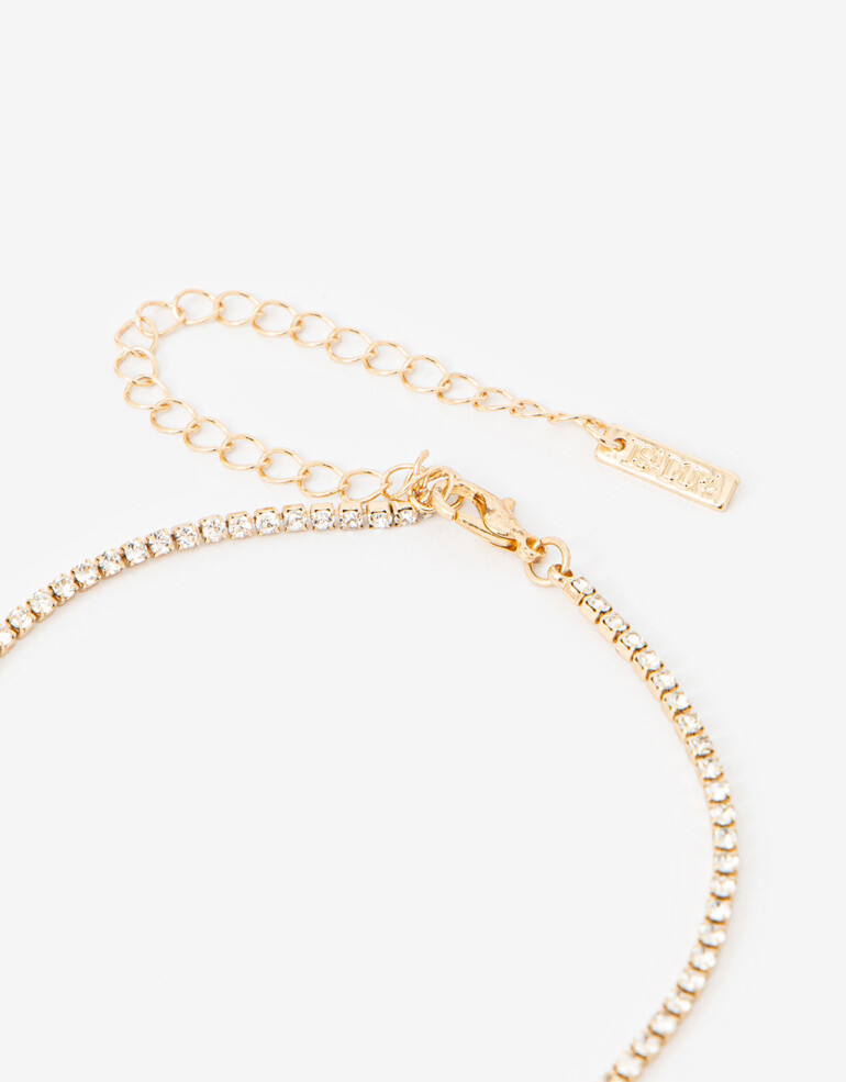 Collares Cortos Strass Collares Cortos Strass - Cristal