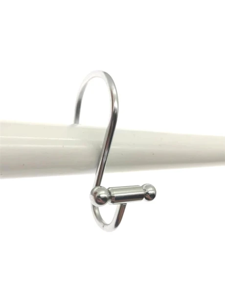 SET 12 GANCHOS PARA CORTINA ACERO INOX. BARRA SET 12 GANCHOS PARA CORTINA ACERO INOX. BARRA