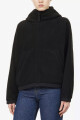 W' HOODED HELIX FLEECE JACKET Negro
