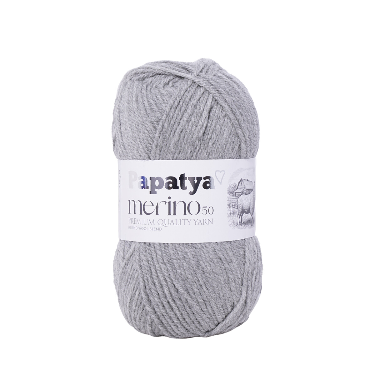 MERINO 50 - gris melange 