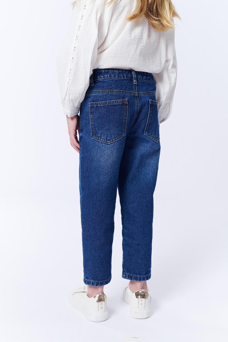 Pantalón Jean Slouchy Azul medio