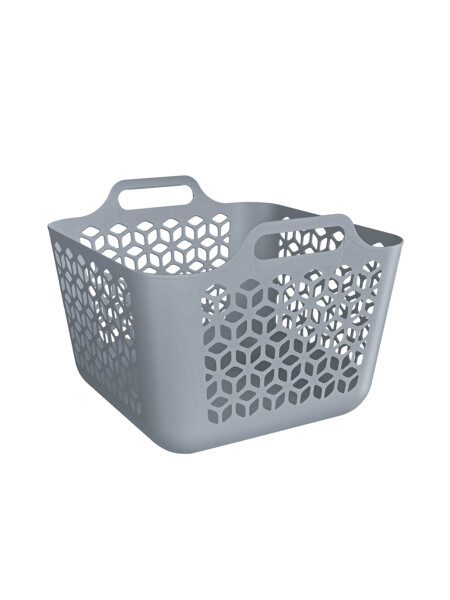 CESTO CALADO GRIS 30L GRIS