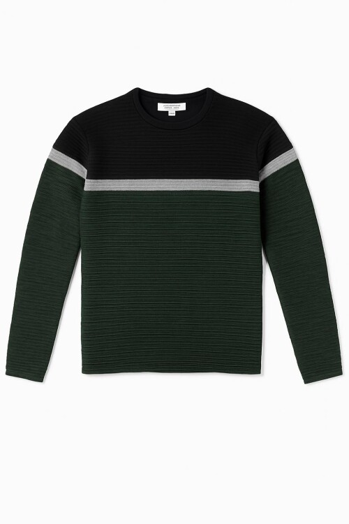 Sweater a rayas VERDE