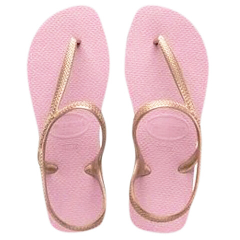Sandalias de Mujer Havaianas Flash Urban Rosa Ballet - Dorado