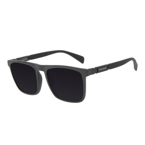 Lentes De Sol Alok Cuadrado - Hombre Negro/Negro