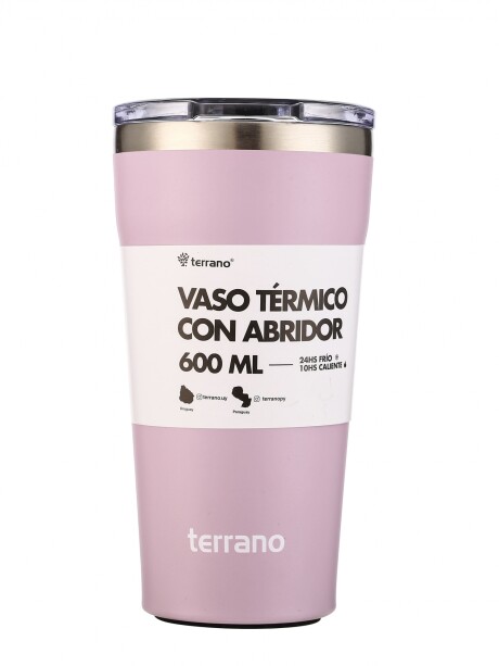 Vaso Acero Inox. 600mL. Lila