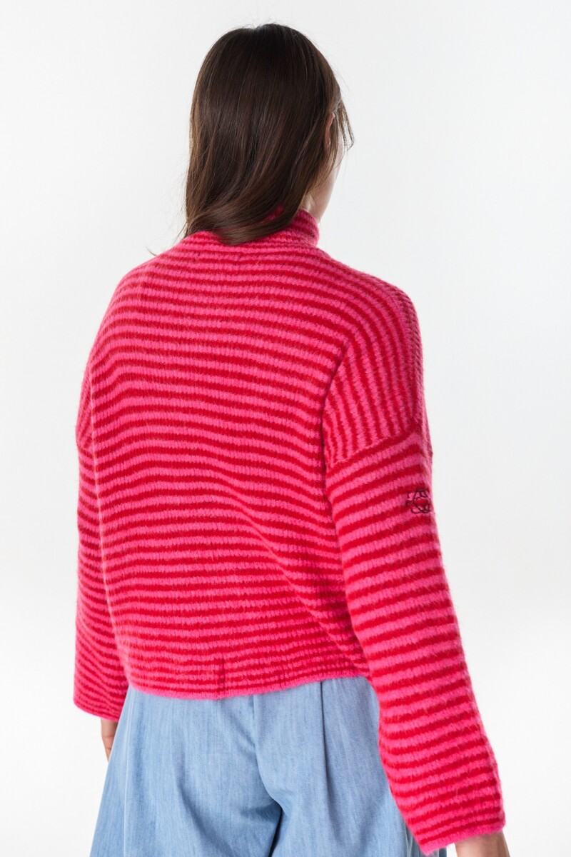 Campera Senna Rojo/Rosa