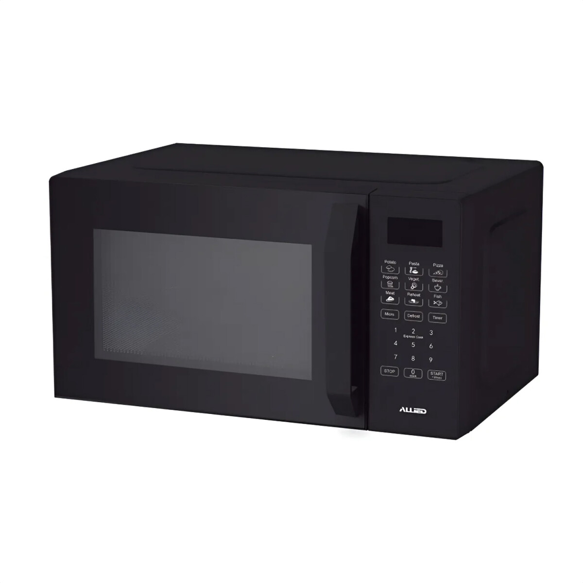 Microondas Allied 20lts Digital Compacto 700w Luz - MICROONDAS ALLIED 20L DIGITAL NEGRO 