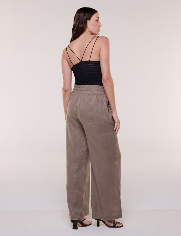 Top Crop Texturado Con Breteles Dobles NEGRO