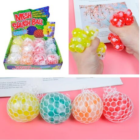 Pelota Squishy con Malla 3 Orbit Antiestres Sensoria 001