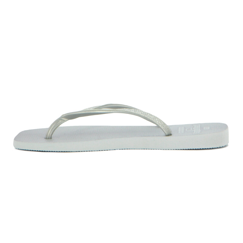Chanclas Tropical Brasil Mujer Plateado