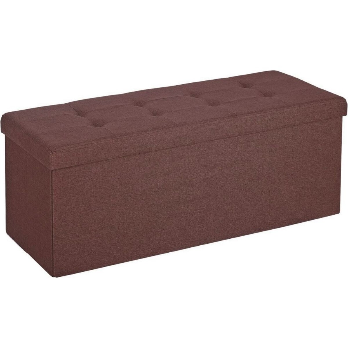Puff Baul Texas Lino - Chocolate 