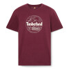 Polo Mountain Graphic Manga Corta Hombre Burgundy
