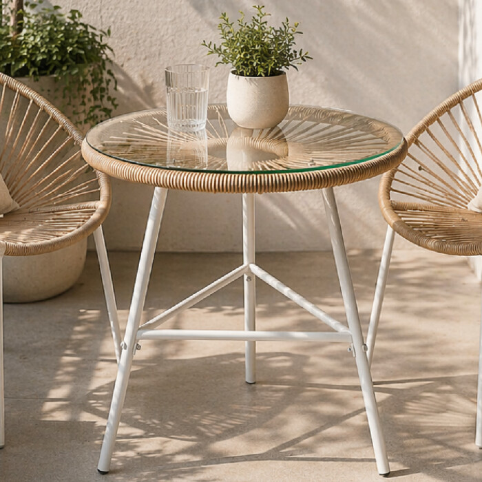 Mesa Baja Acapulco White | EN EXHIBICION Mesa Baja Acapulco White | EN EXHIBICION