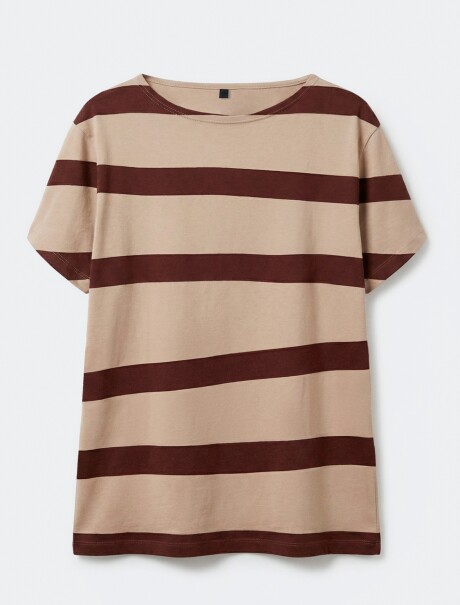 BLUSA ESTAMPADA BEIGE