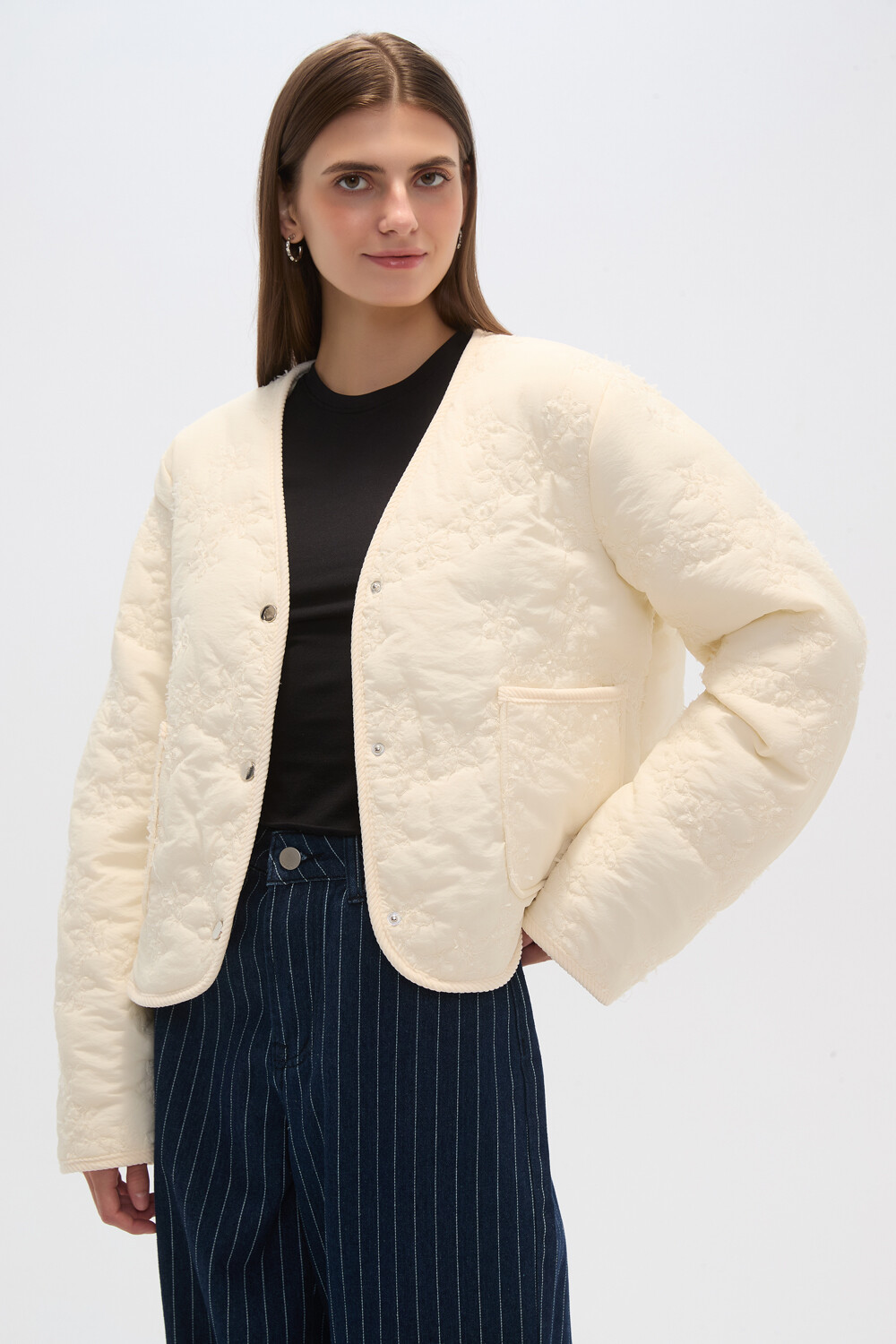 Campera Fluffy Marfil / Off White