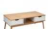 Mesa de Living Nordica Roble/Blanco