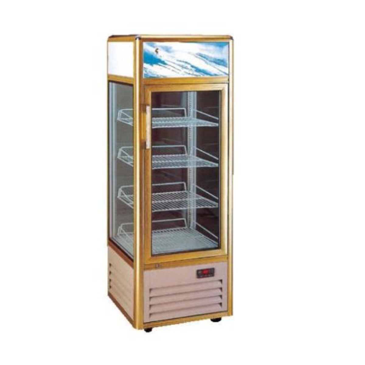 Exhibidora Vertical Refrigerada Perpetua para Tortas 330 Lts. 