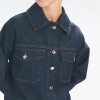 Campera Boxy Azul