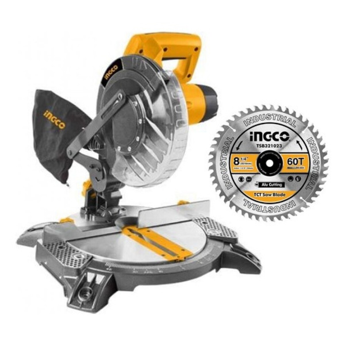 Sierra Ingletadora Ingco Disco 8 cortes 120mm 1400w 