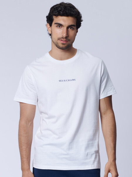 Remera estampa Sea Blanca