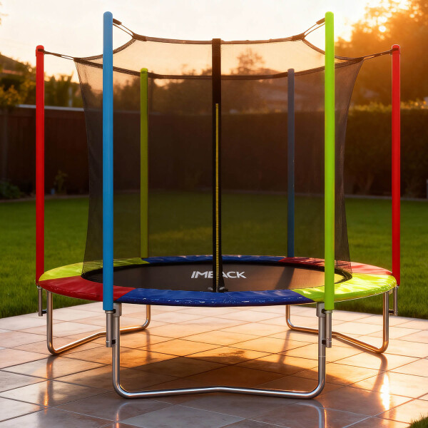 Cama Elastica 1.83 M Trampolin Saltarin Niños Adultos Grande Con Red Proteccion Imback Multicolor Cama Elastica 1.83 M Trampolin Saltarin Niños Adultos Grande Con Red Proteccion Imback Multicolor