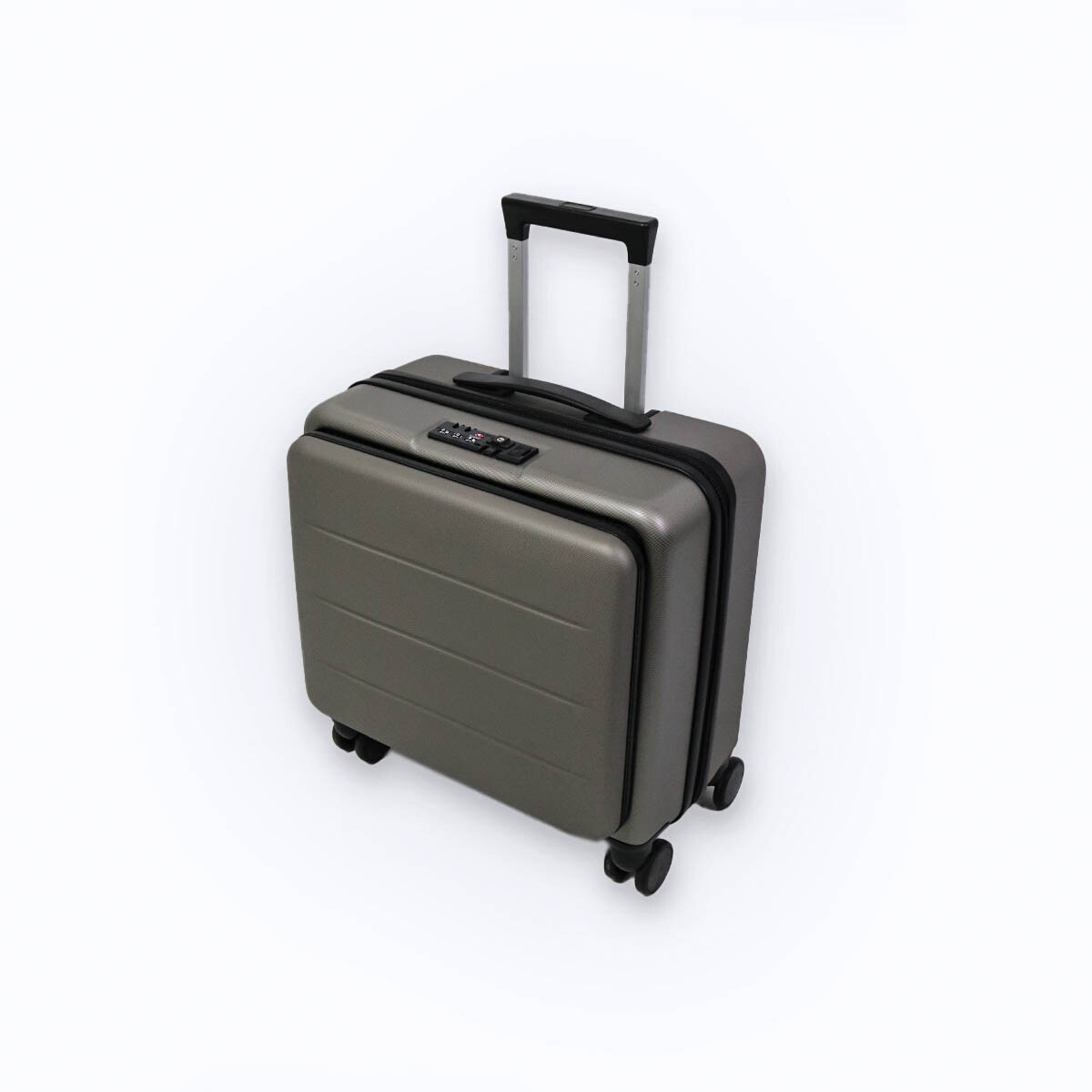 MALETA PLAST GRIS 18 