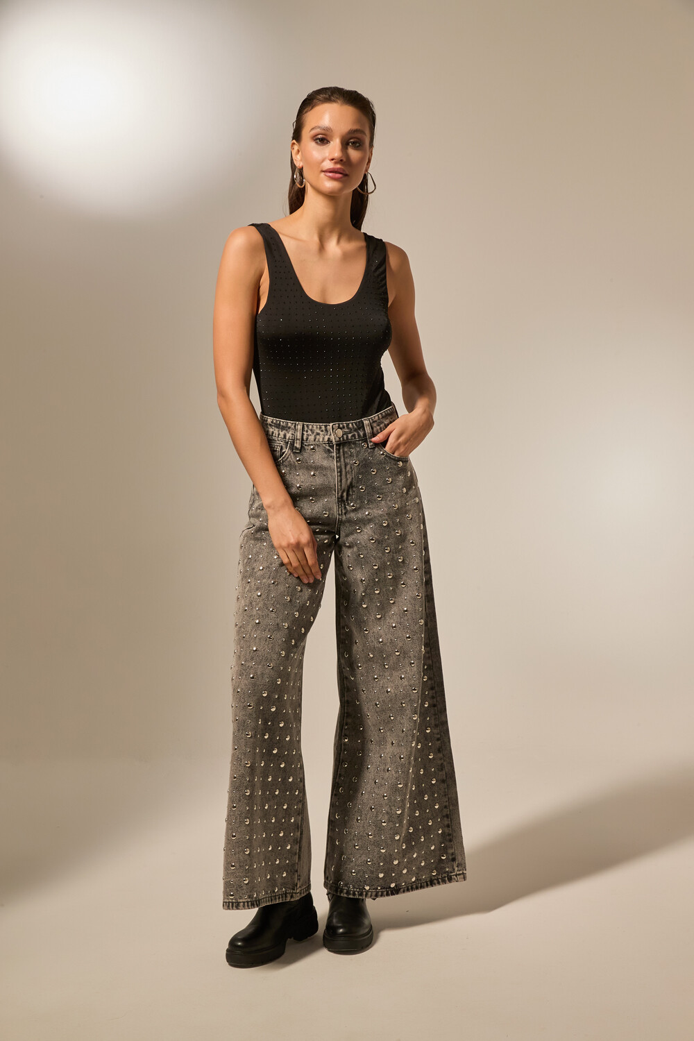 Pantalon Elka Gris Claro