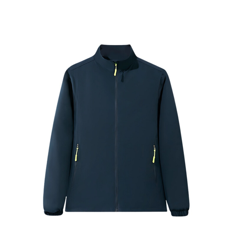 Campera Rompeviento e Impermeable Elastizada Unisex Azul