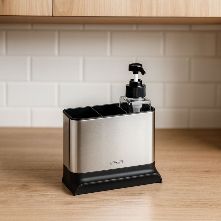 ORGANIZADOR PARA PILETA TRAMONTINA PLURALE PLATEADO