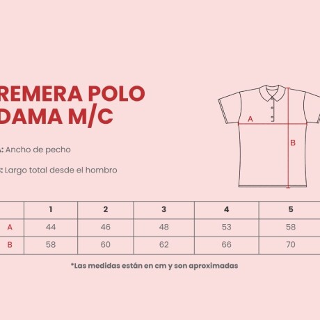 Remera Polo Lady Rojo
