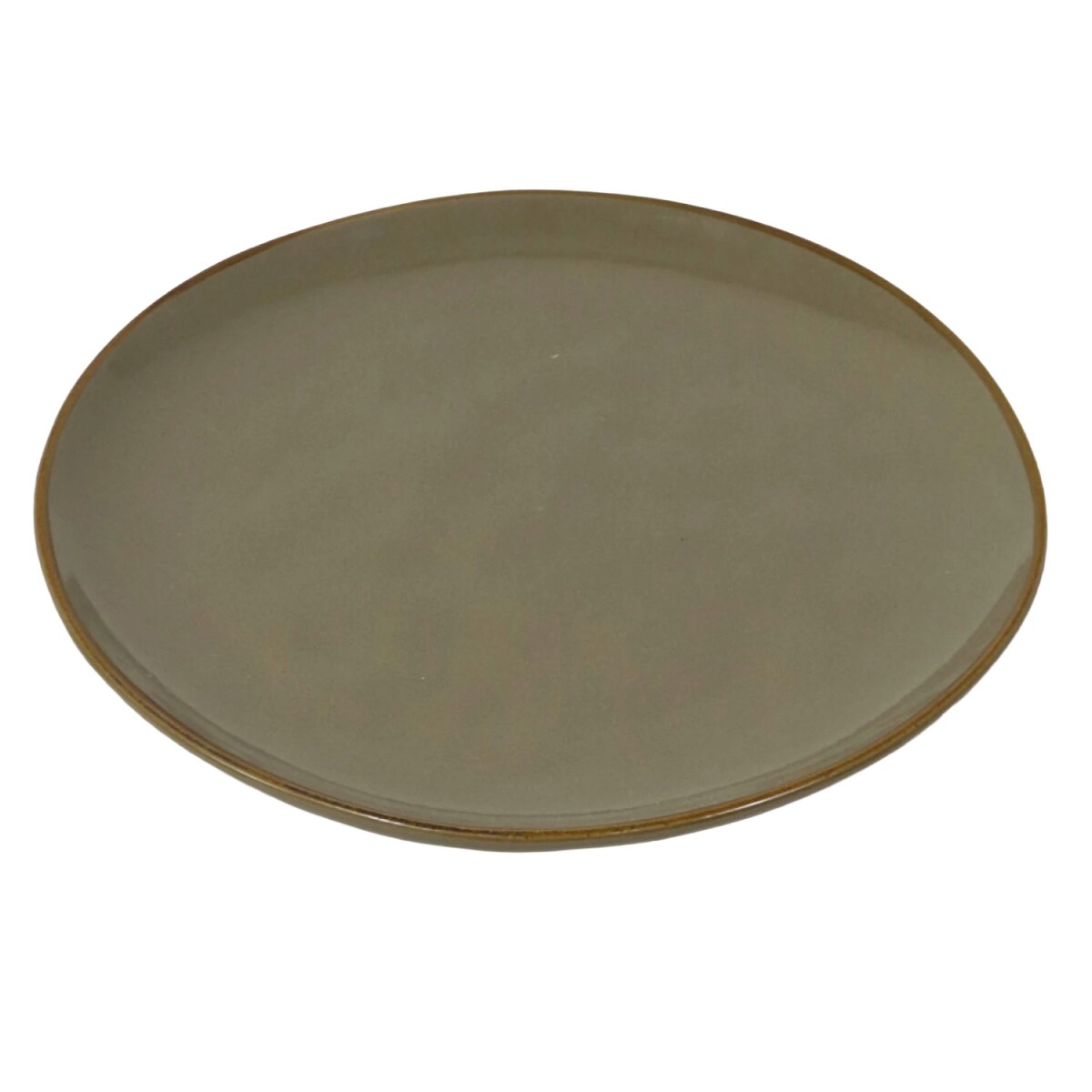 PLATO P/POSTRE BEIGE OSC 20.5CM 