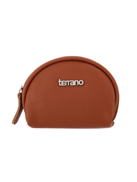 Portamonedas Redondo Marrón