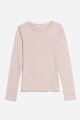 Remera cuello redondo BEIGE