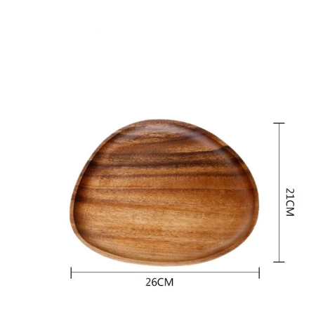 Platos Para Servir De Madera Acacia Largo 26cm x Ancho 22cm x Alto 2cm Platos Para Servir De Madera Acacia Largo 26cm x Ancho 22cm x Alto 2cm