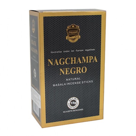VARITAS ANAND CAJA DE MASALA 15GR X12 Nag Champa Negro