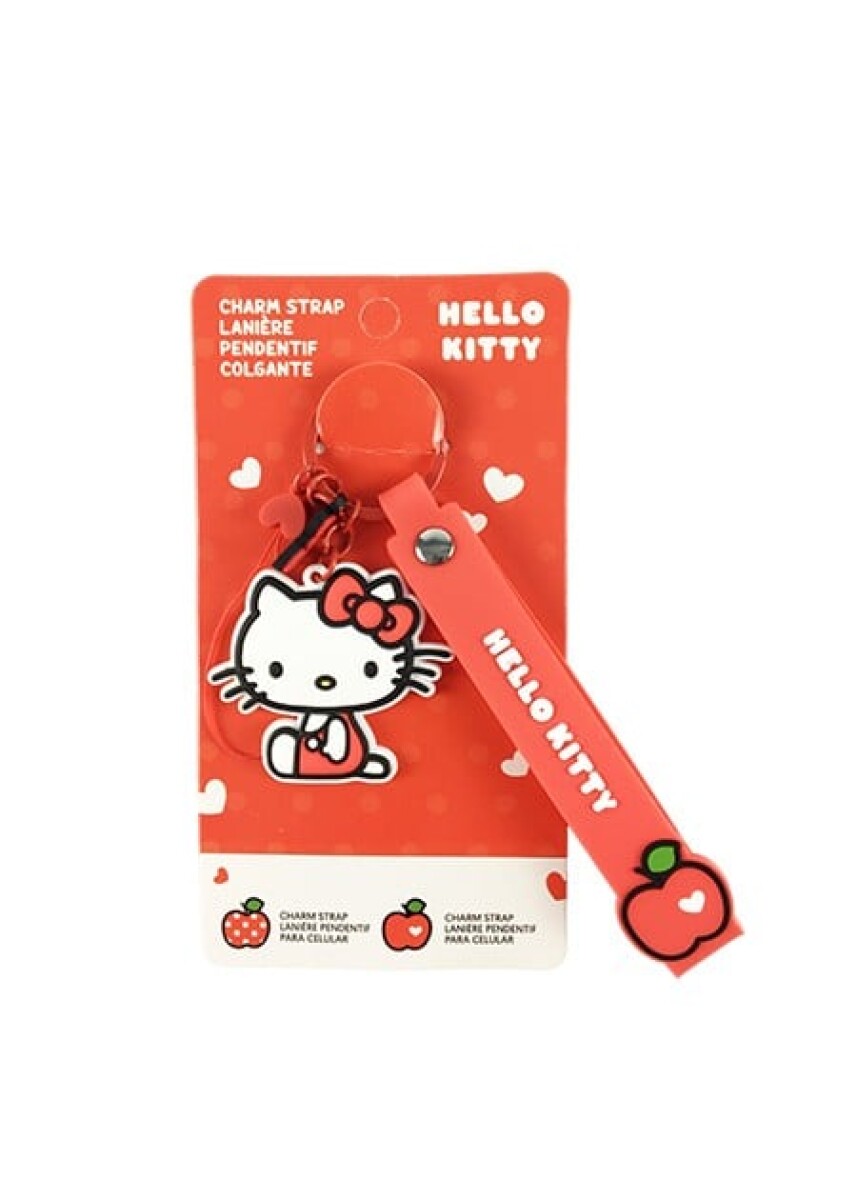 Colgante de celular Hello Kitty - rojo 