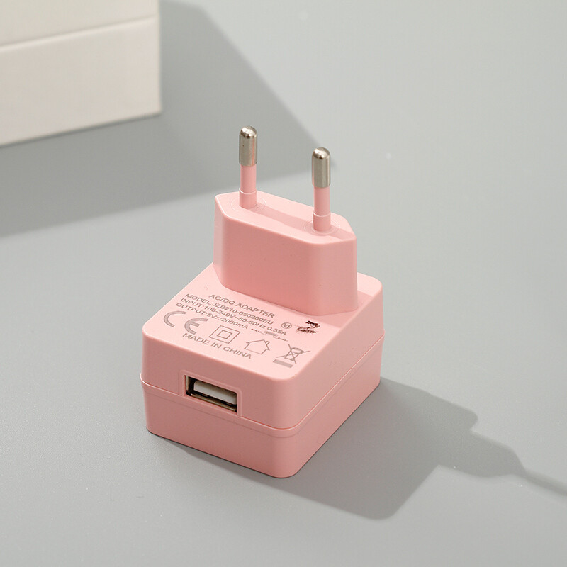 Cargador De Pared Usb 5v2a-jzb210-050200eu - Rosa Cargador De Pared Usb 5v2a-jzb210-050200eu - Rosa