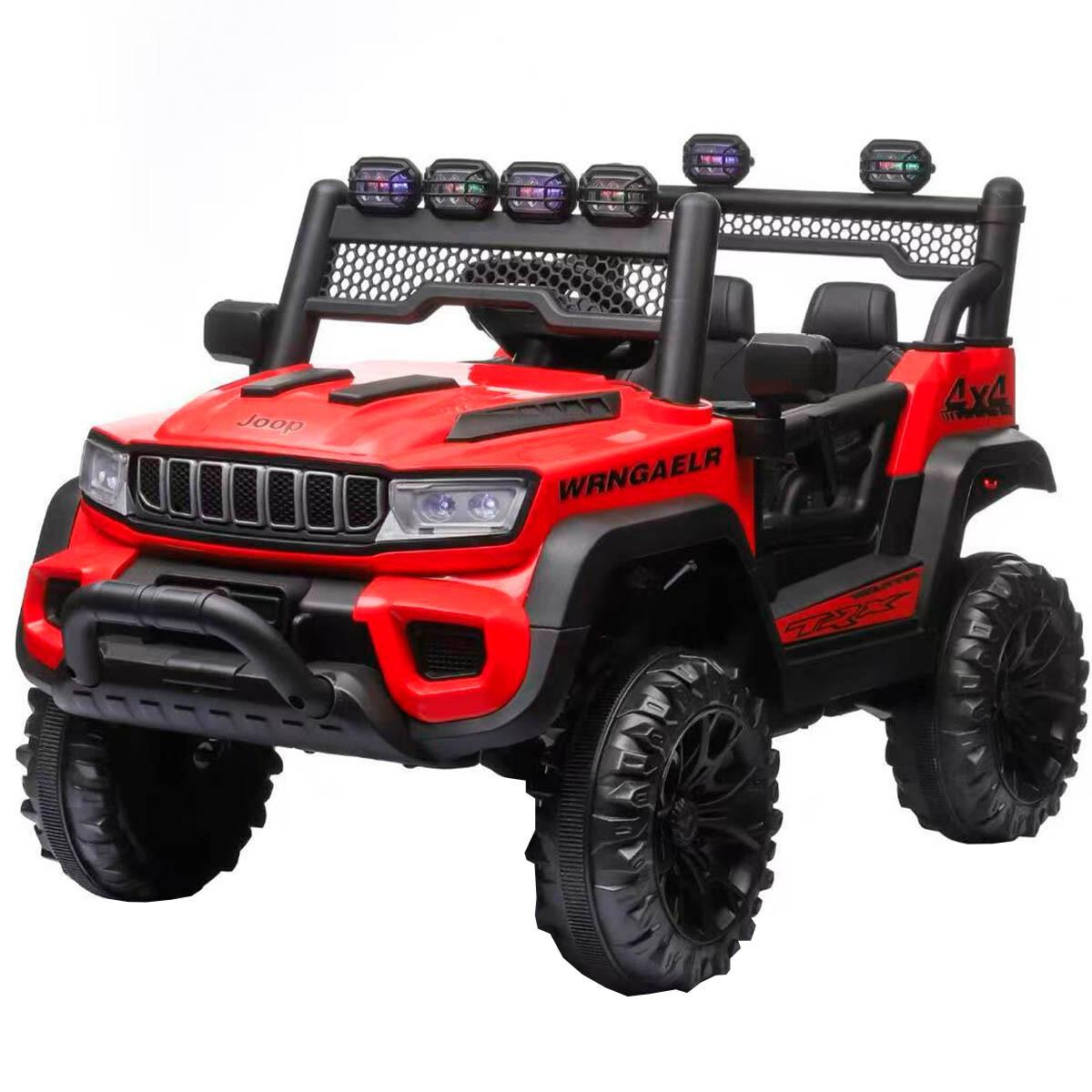 Auto Jeep Compact Batería C.remot Luz Música Español! - Rojo1 