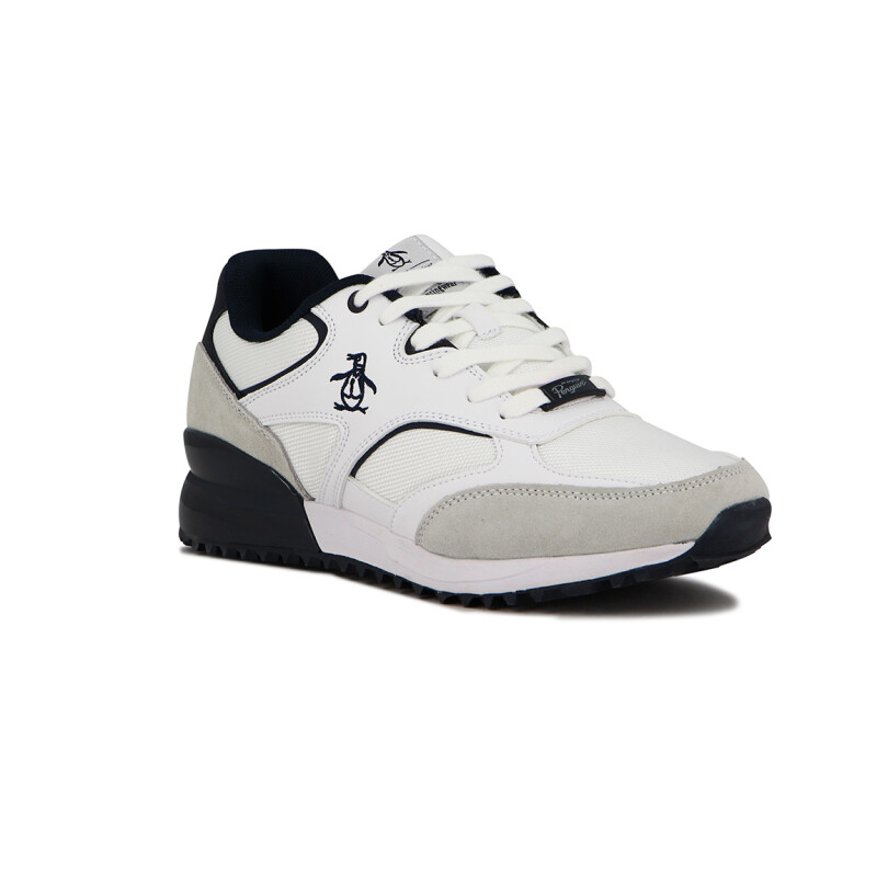 Penguin Zapatilla Hombre Casual Salto - White Blanco