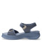 Sandalias de Mujer Azaleia Casual Vera Solft c/Velcro Azul - Azul Jean